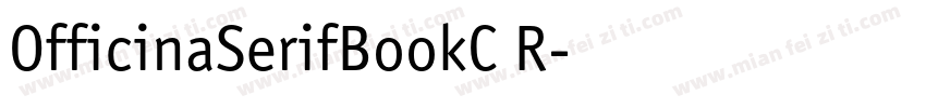OfficinaSerifBookC R字体转换
